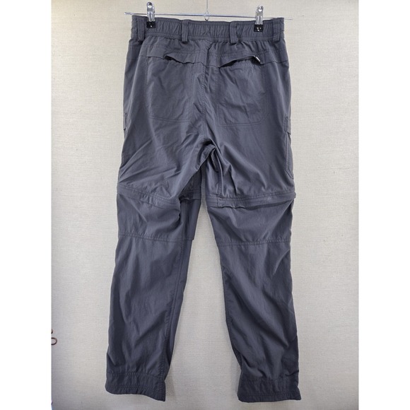 REI Co-Op Sahara Convertible Pants Womens 10 Gray Zip Off Cargo Hiking Outdoor - Picture 5 of 15
